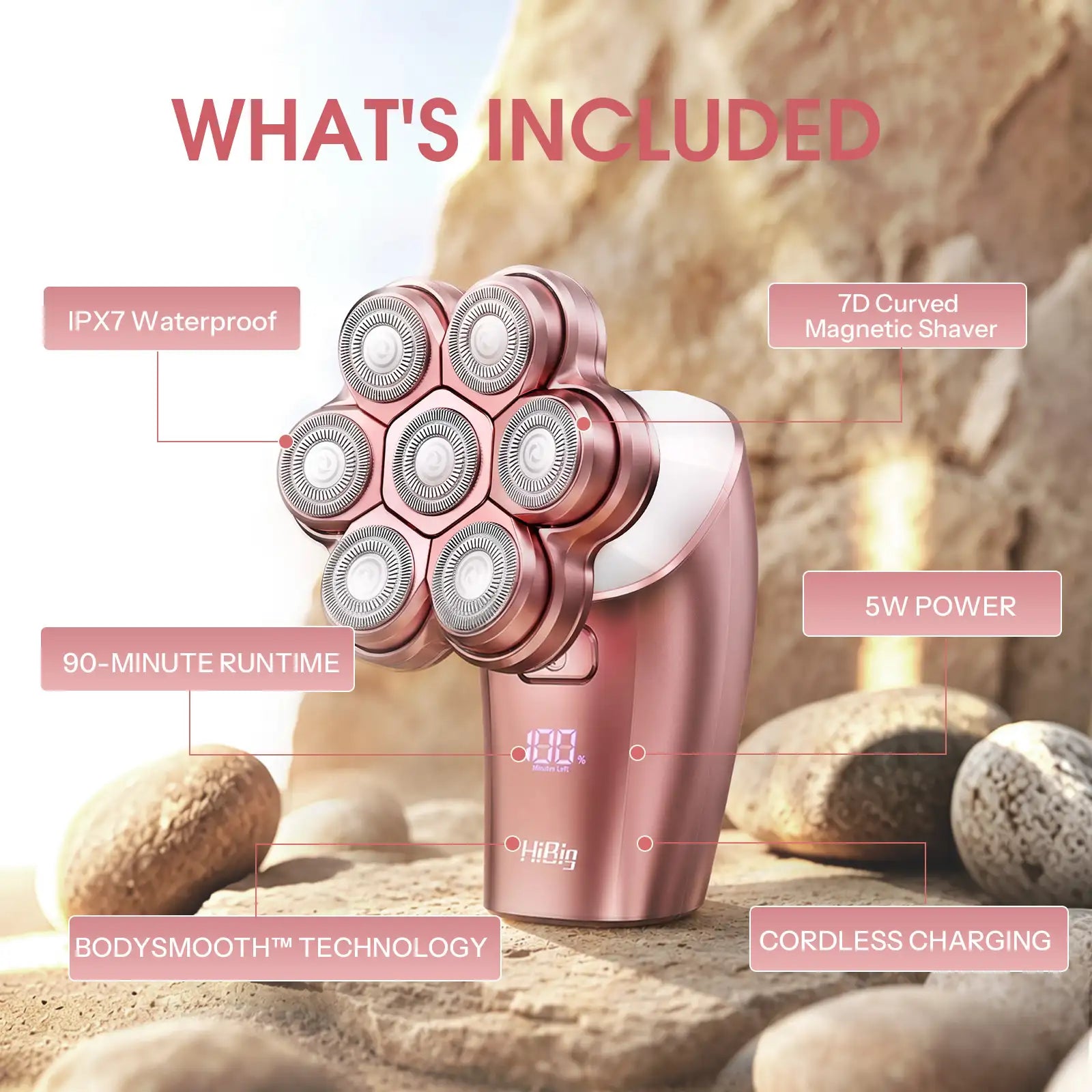 HiBig_7D_electric_razor_for_women_IPX7_waterproof