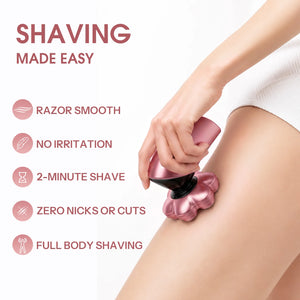 HiBig_7D_electric_razors_for_women_smooth_legs_Rose_Noir